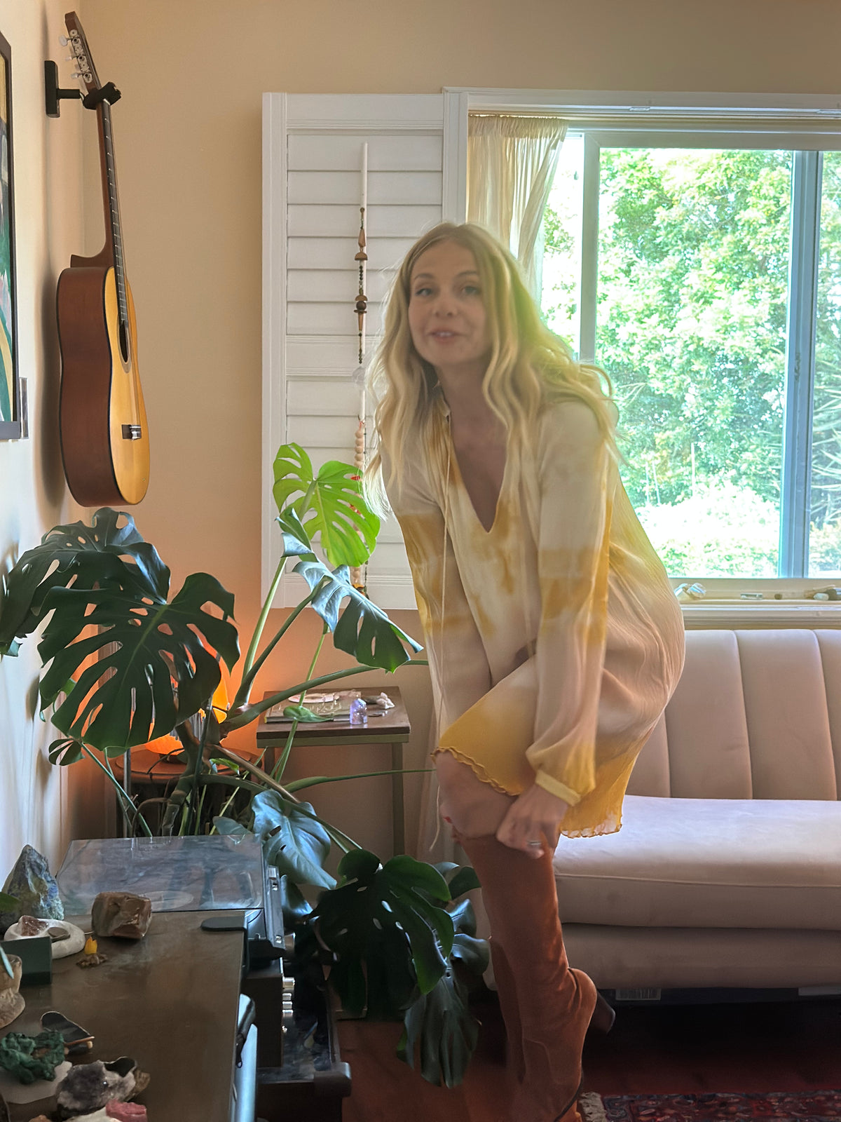 Sun Dream silk dress