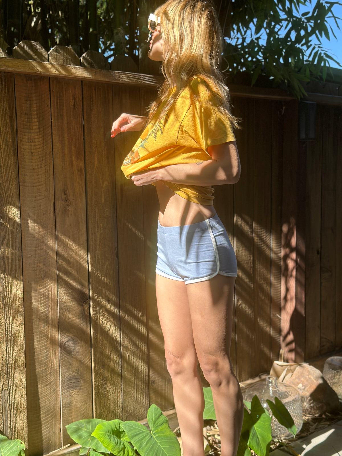 Roller Girl Short in 70's Blue