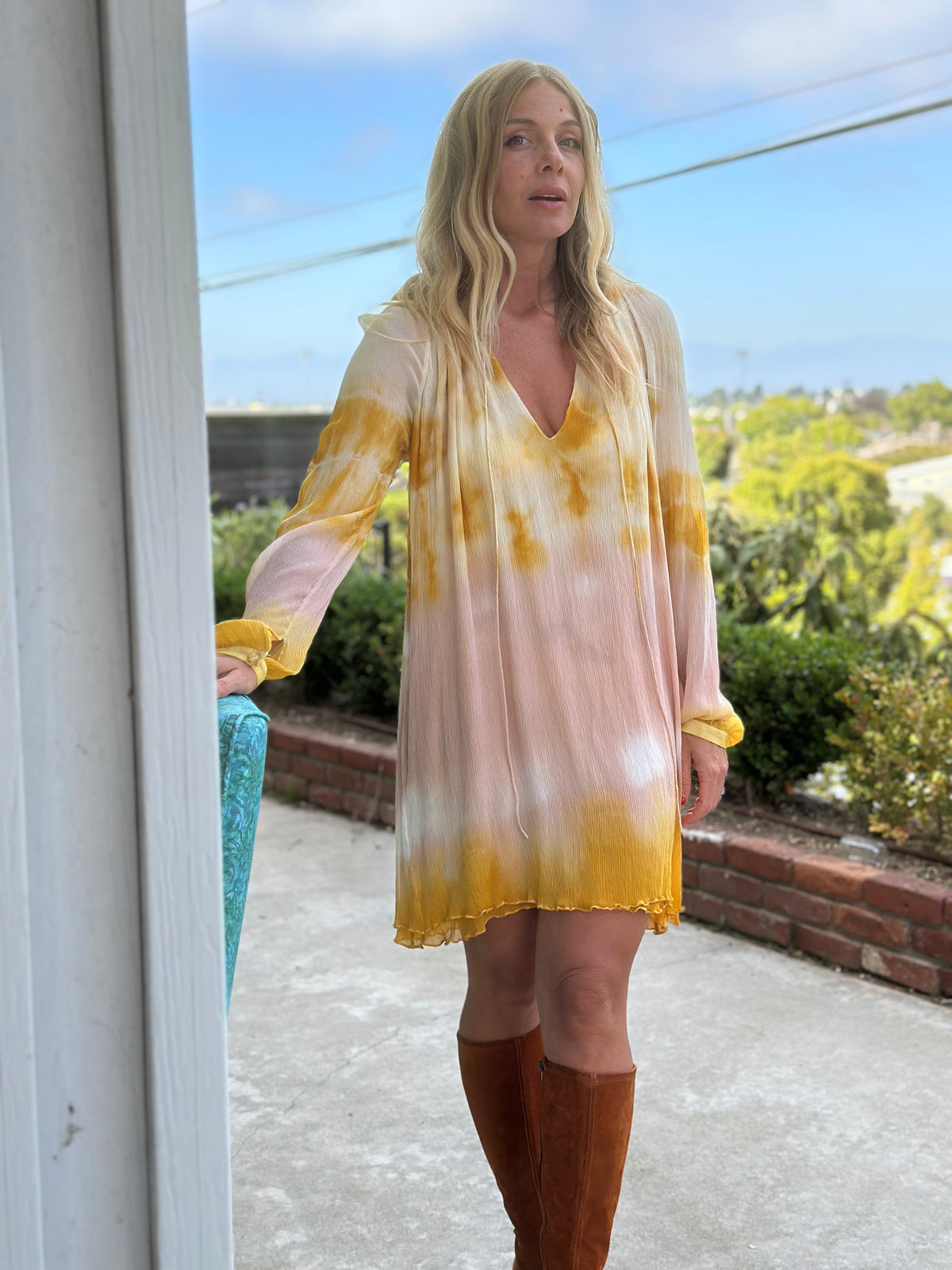 Sun Dream silk dress