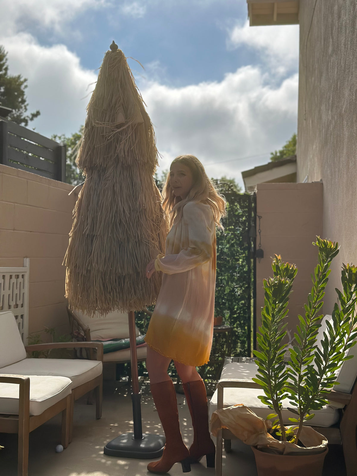 Sun Dream silk dress