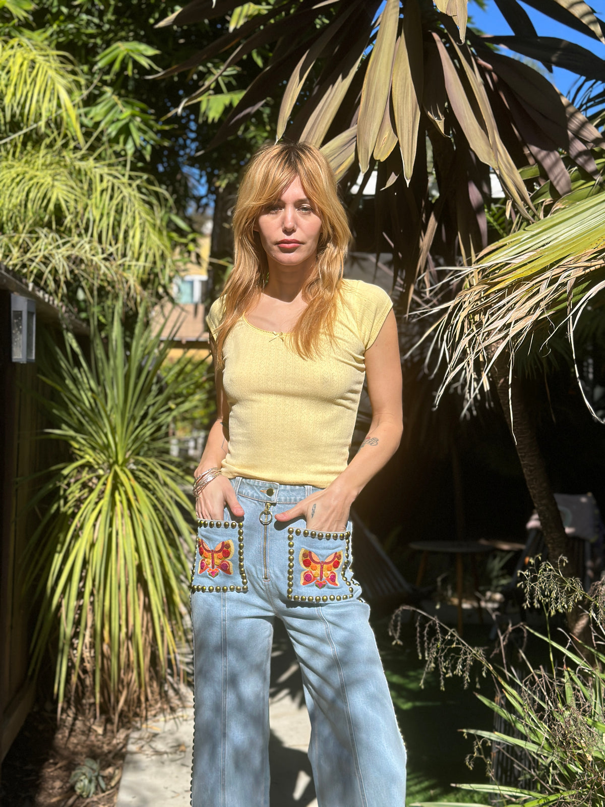 Sweetheart Tee in Lemon FINAL SALE