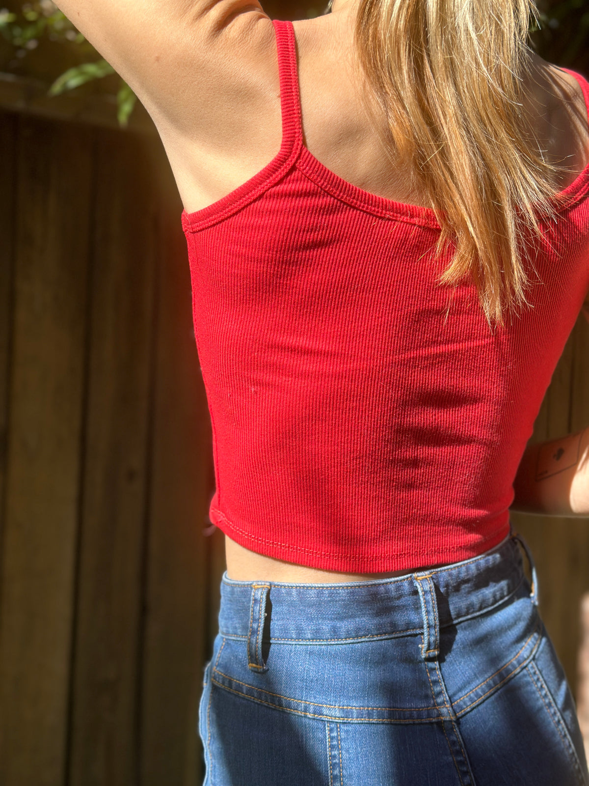 First Love cami in cherry FINAL SALE