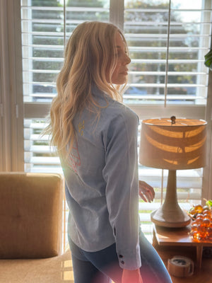
                  
                    Peanuts chambray shirt
                  
                