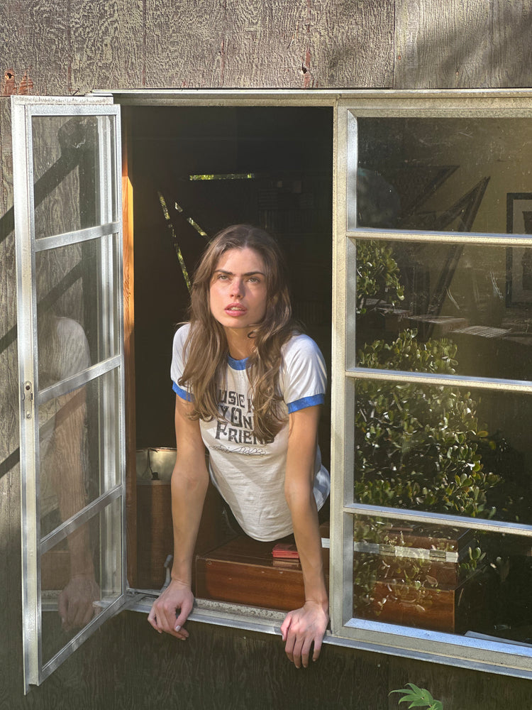 
                  
                    music is my only friend tee ivory / navy
                  
                