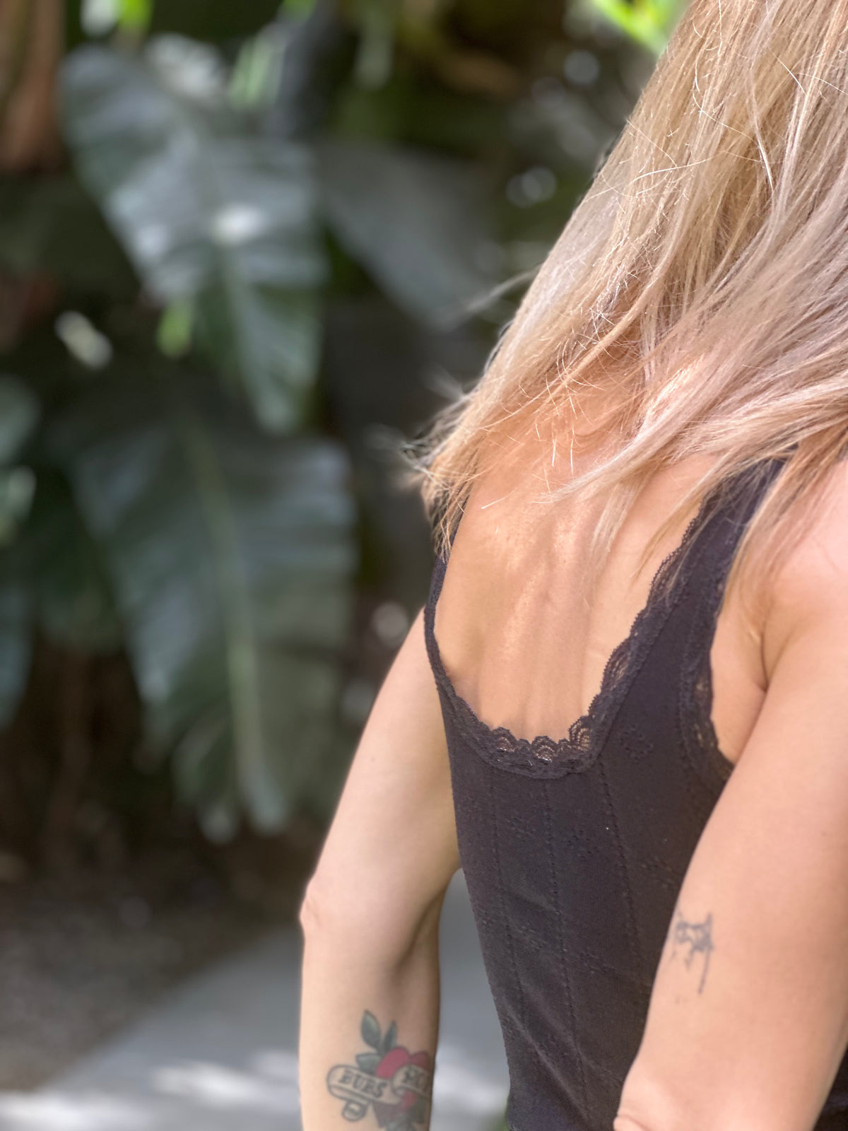 Songbird tank in black...FINAL SALE