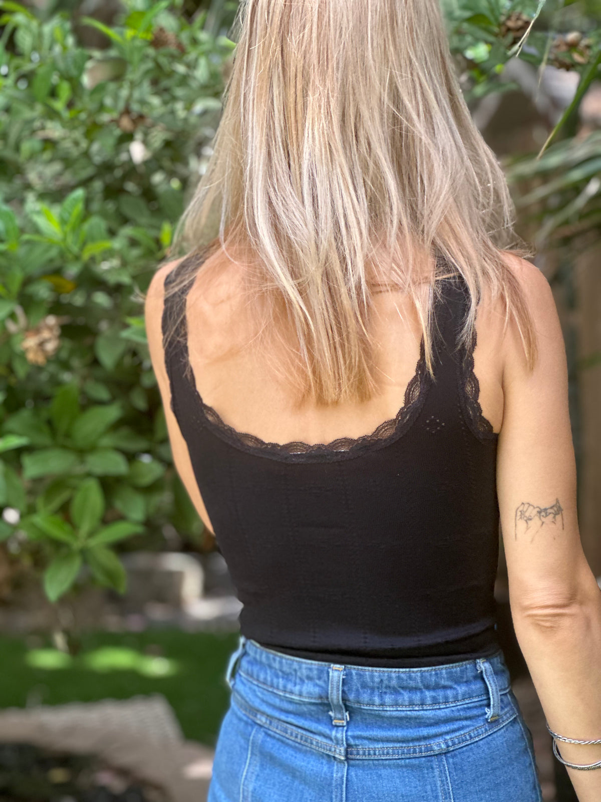 Songbird tank in black...FINAL SALE