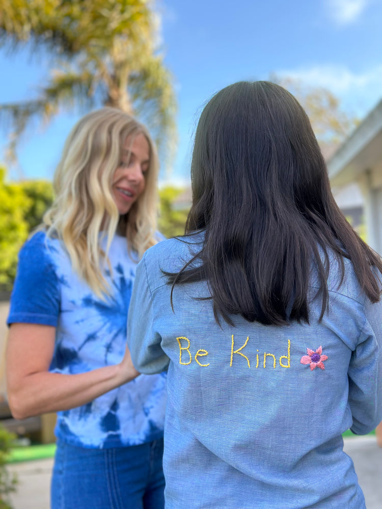 
                  
                    Be Kind chambray kids shirt
                  
                