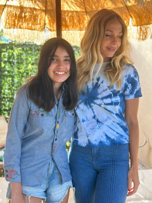 
                  
                    Be Kind chambray kids shirt
                  
                