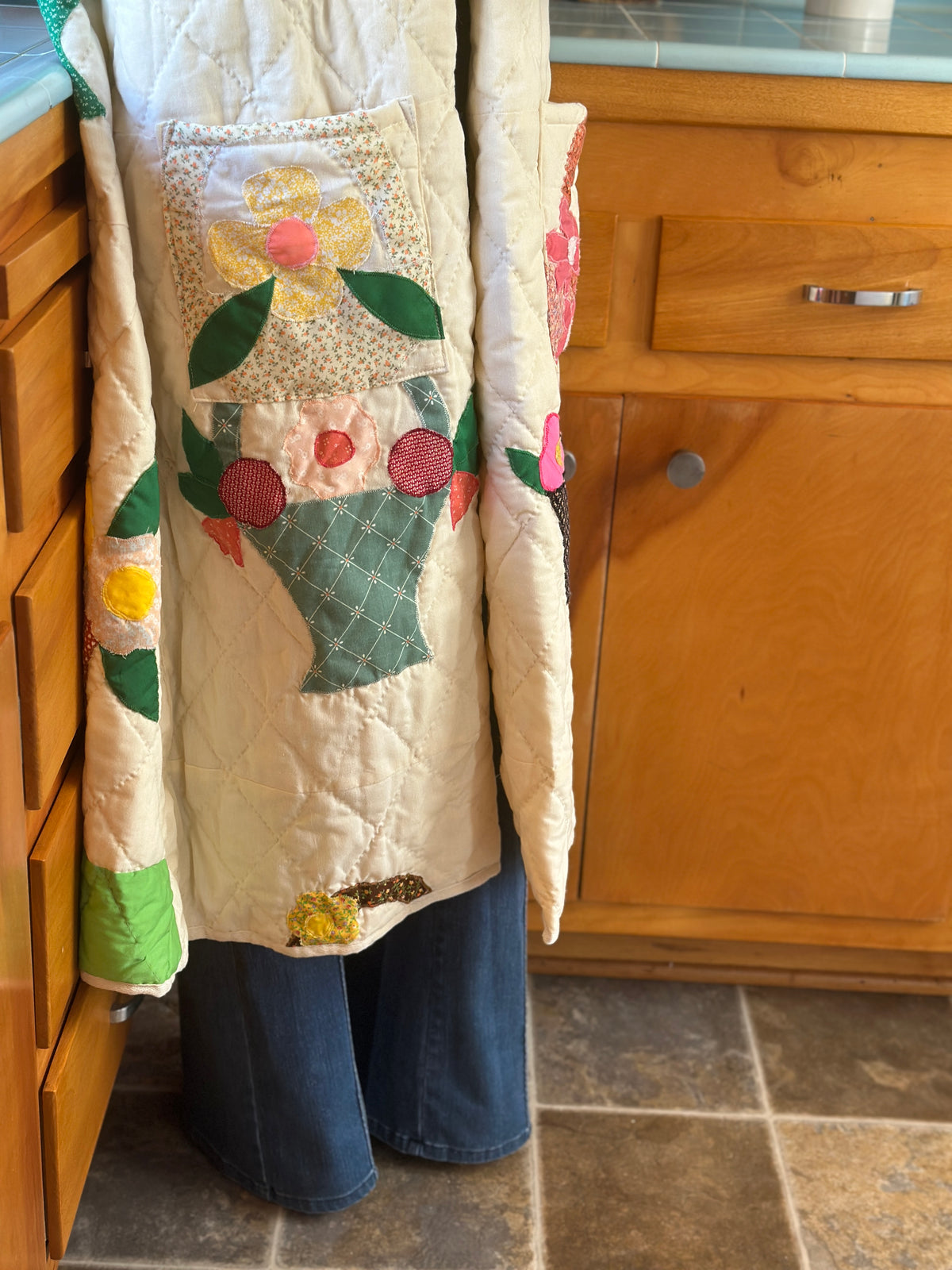 Garden Party quilted coat FINAL SALE
