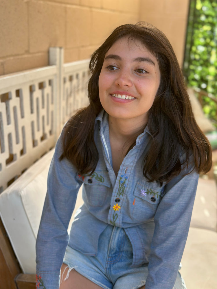 
                  
                    Be Kind chambray kids shirt
                  
                