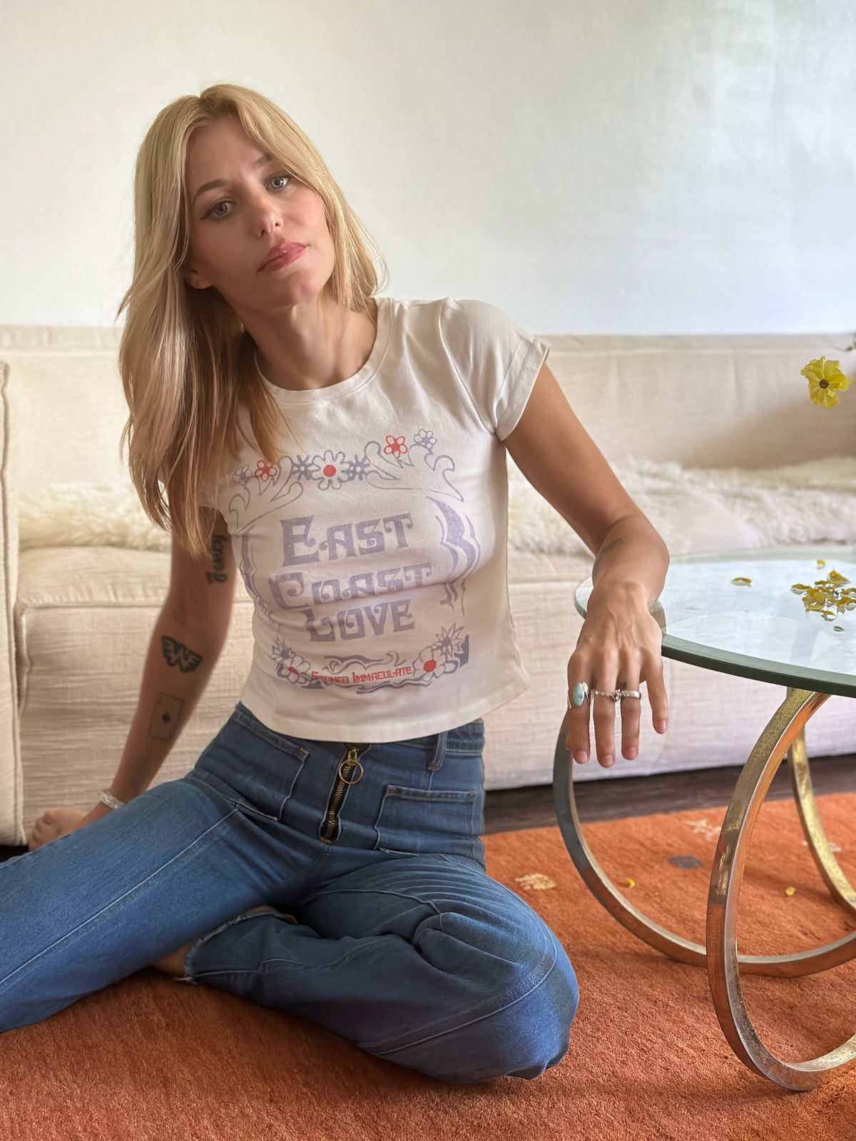 East Coast Love baby tee