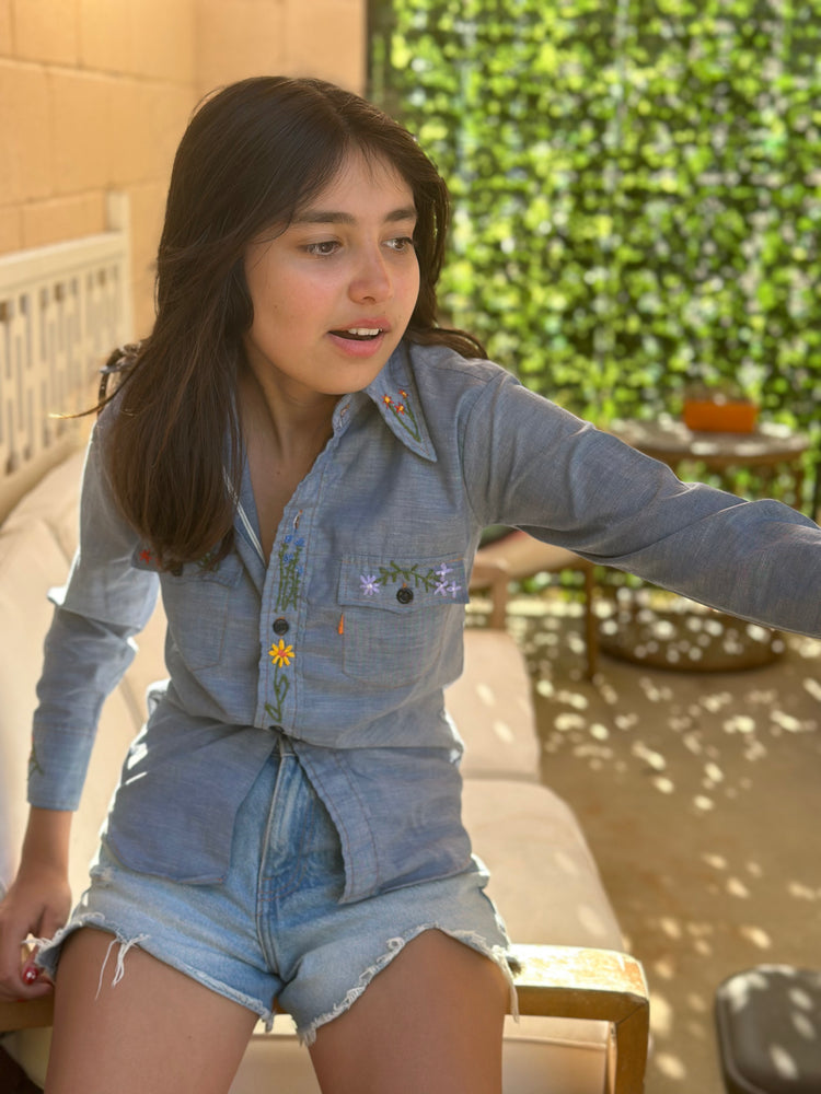 
                  
                    Be Kind chambray kids shirt
                  
                
