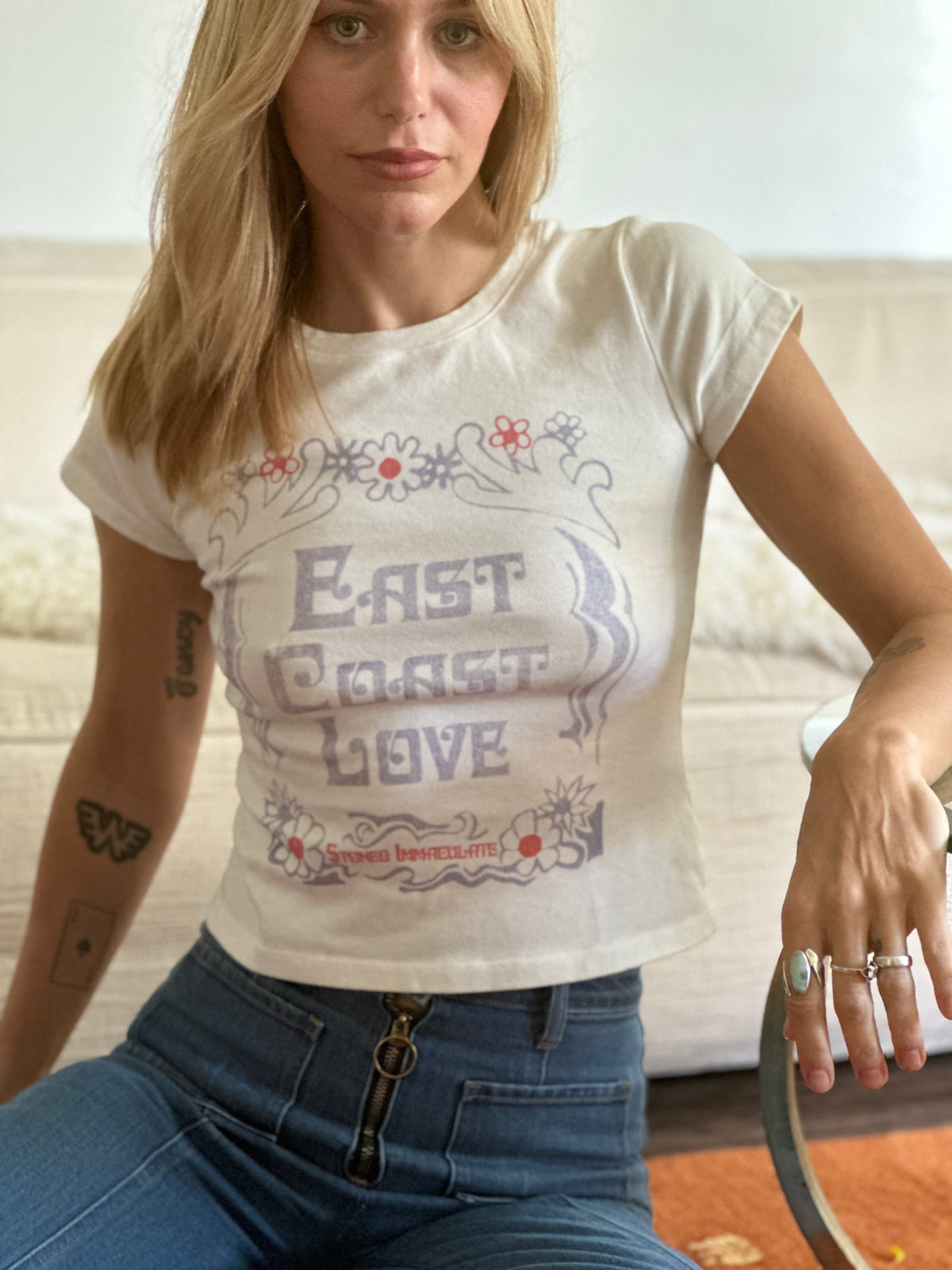 East Coast Love baby tee