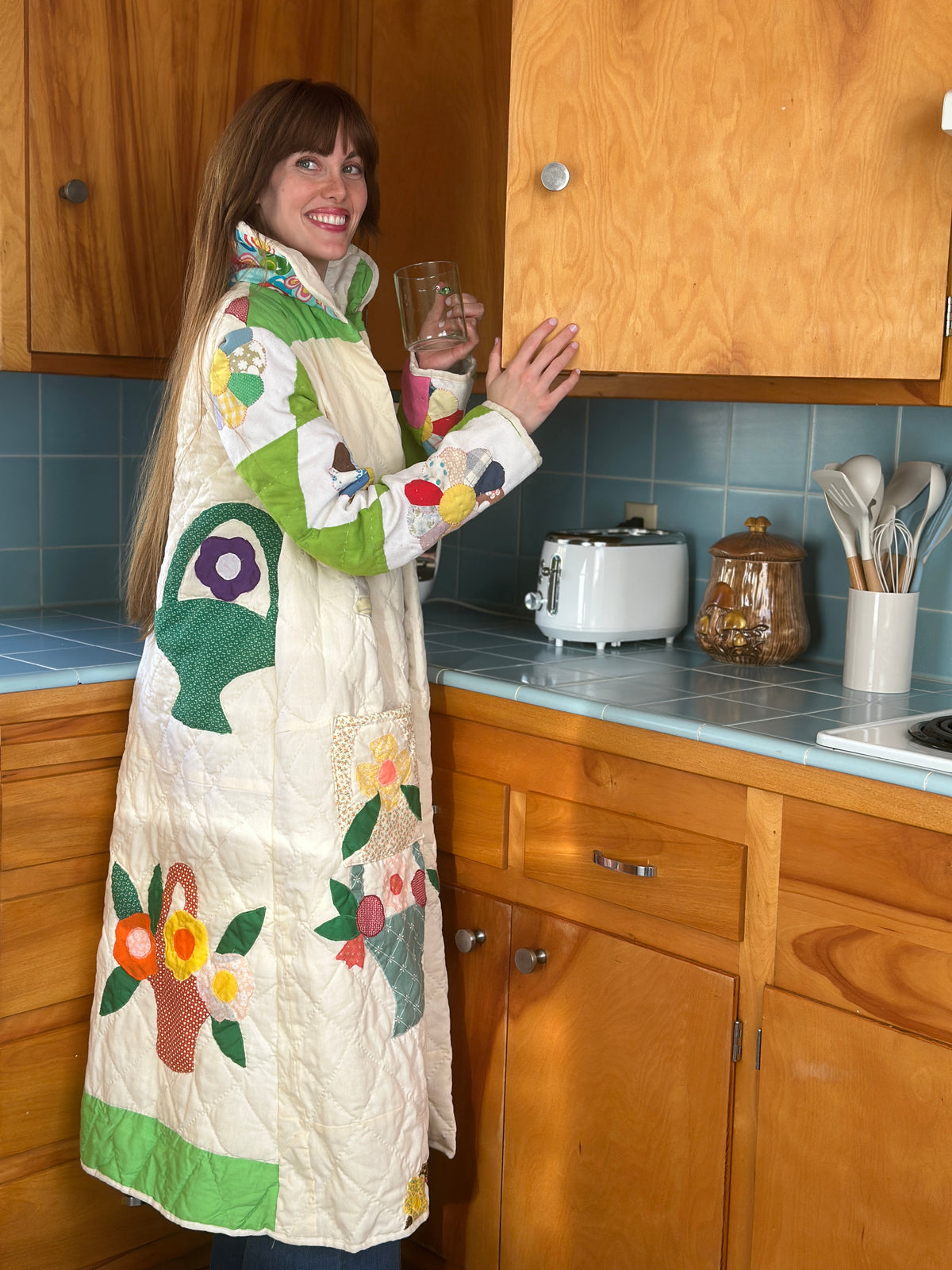 Garden Party quilted coat FINAL SALE