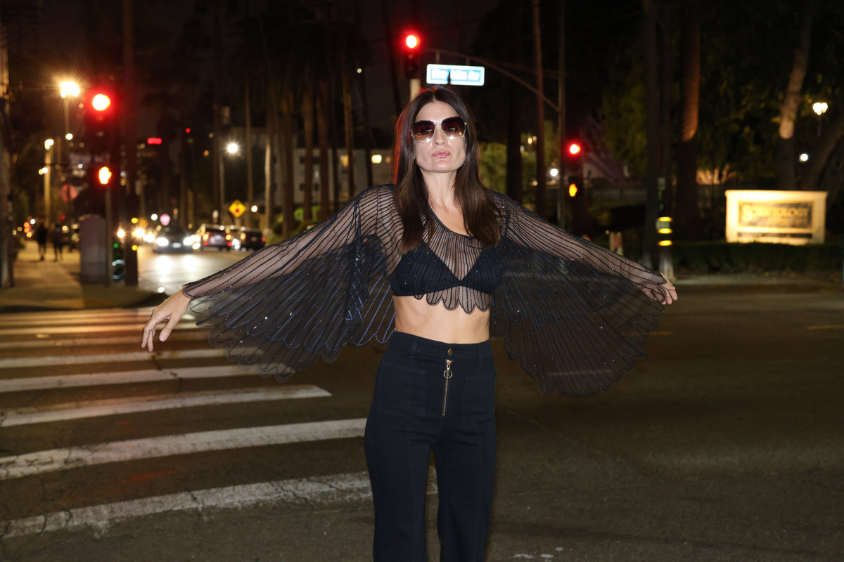 bardot bells in noir RESTOCKED