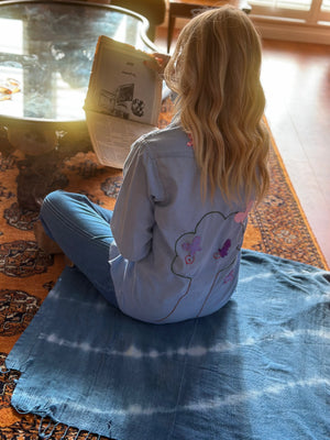 
                  
                    Butterflies & Tree chambray shirt
                  
                