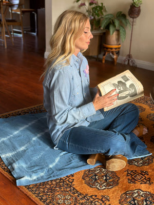
                  
                    Shibori Sky towel
                  
                