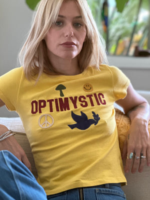 
                  
                    Optimystic baby tee
                  
                