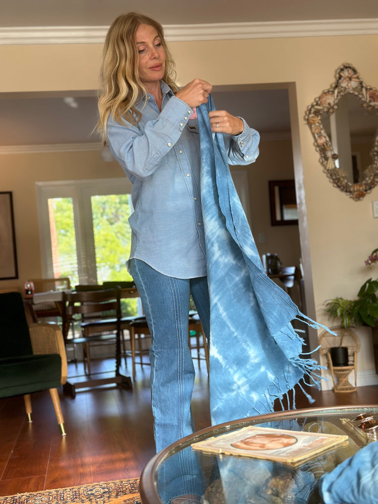 
                  
                    Shibori Sky towel
                  
                