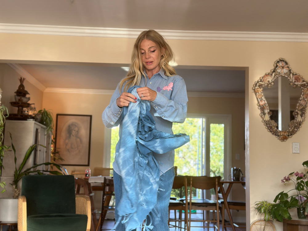 
                  
                    Shibori Sky towel
                  
                