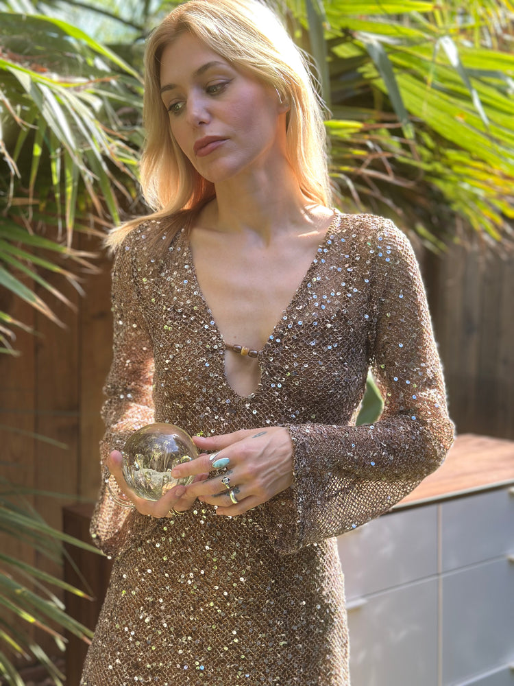 
                  
                    Bianca sequin dress
                  
                