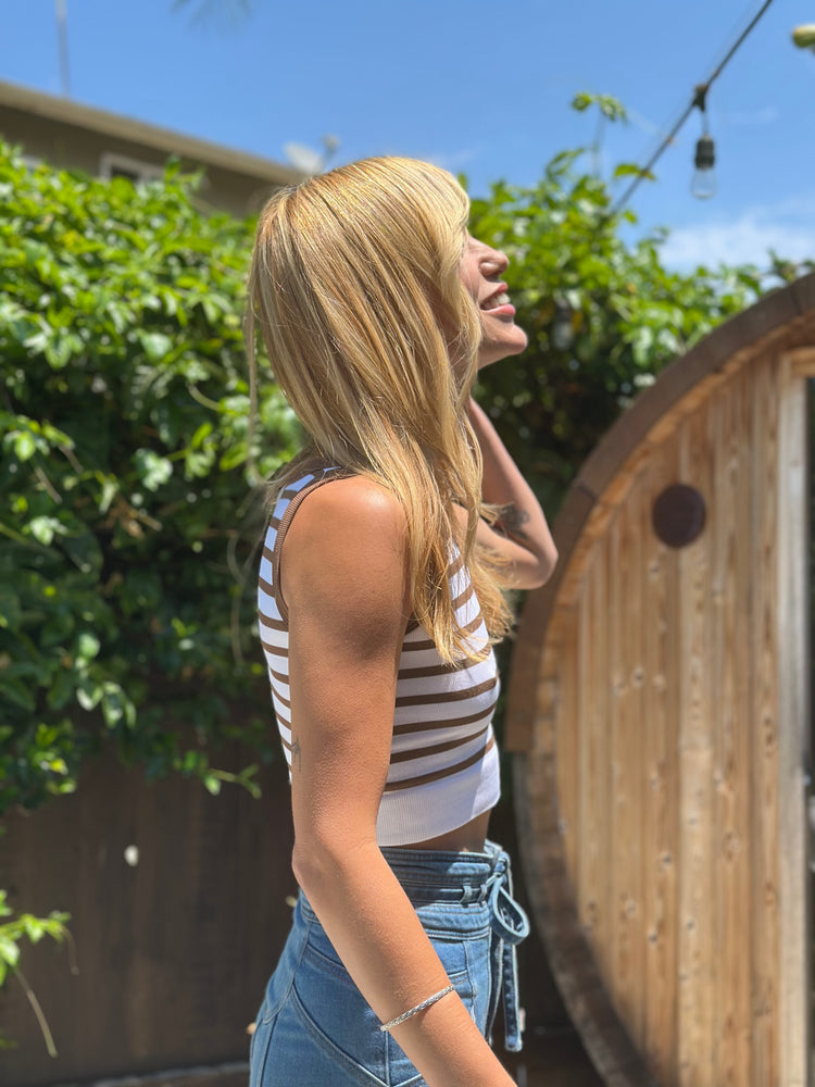 
                  
                    Going To California tank in brown
                  
                