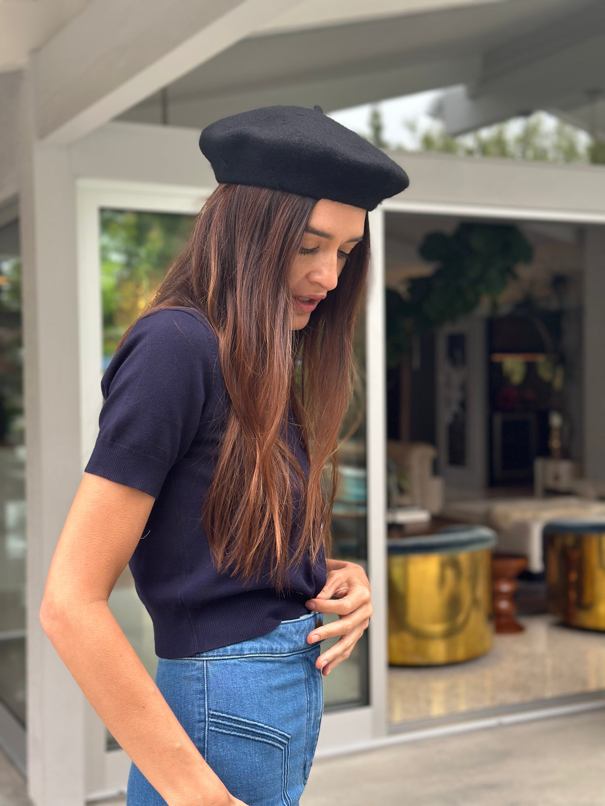Vivienne Cardigan in navy FINAL SALE