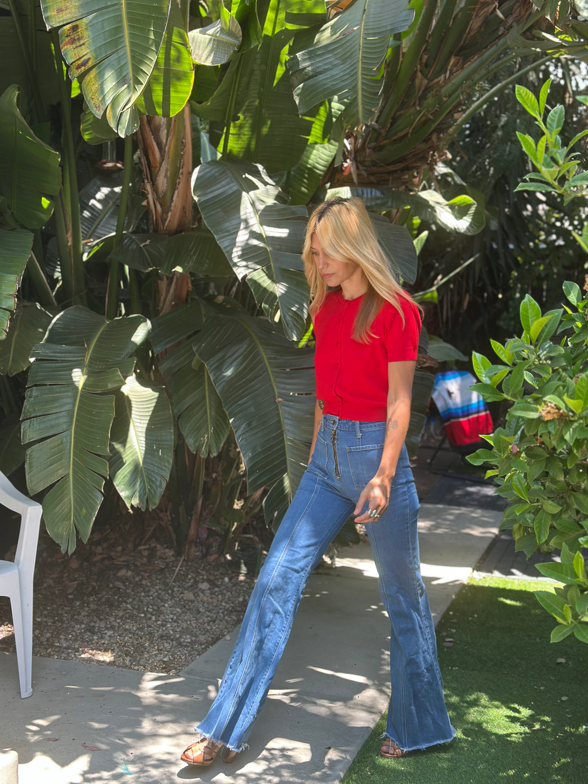 Vivienne Cardigan in ketchup FINAL SALE