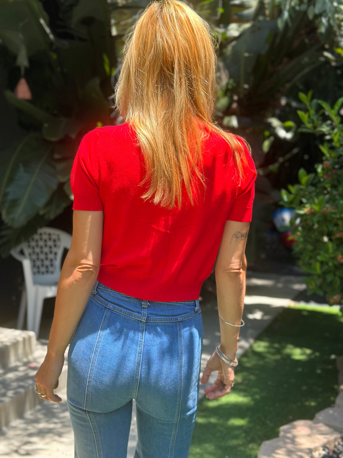 Vivienne Cardigan in ketchup FINAL SALE