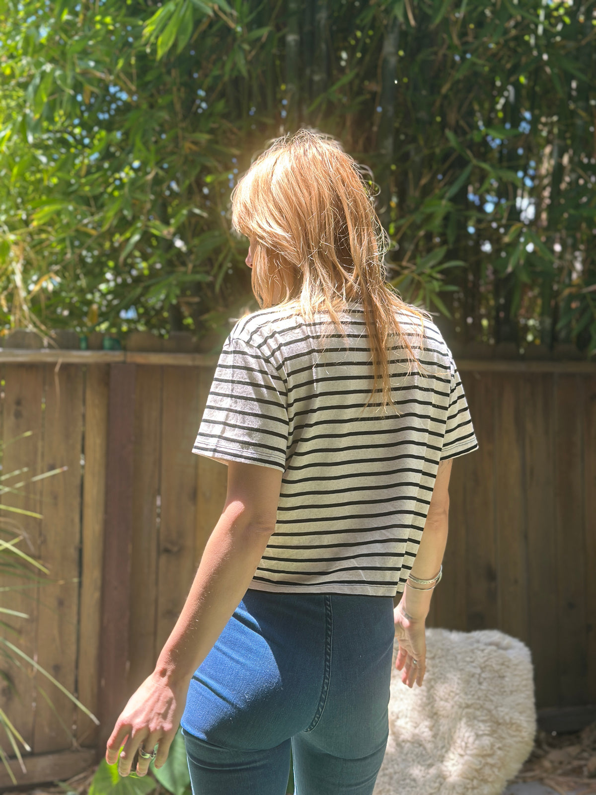 Daytripper tee in black FINAL SALE