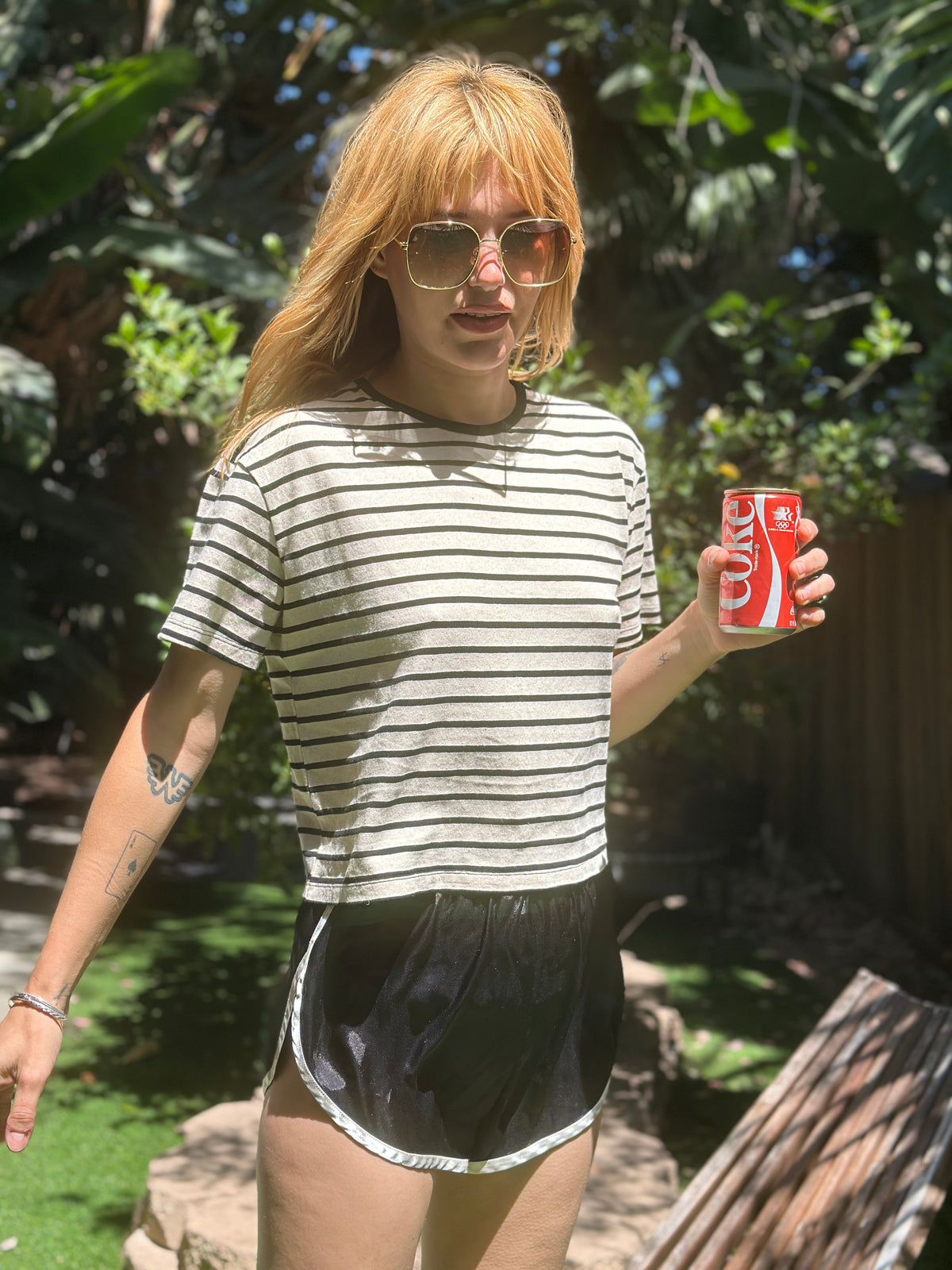 Daytripper tee in black FINAL SALE