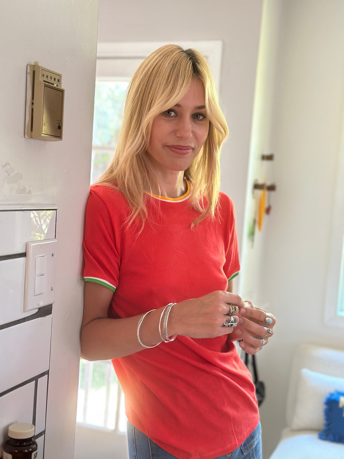 Venice tee in popsicle
