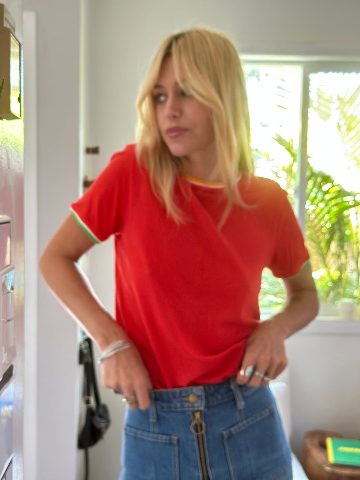 Venice tee in popsicle