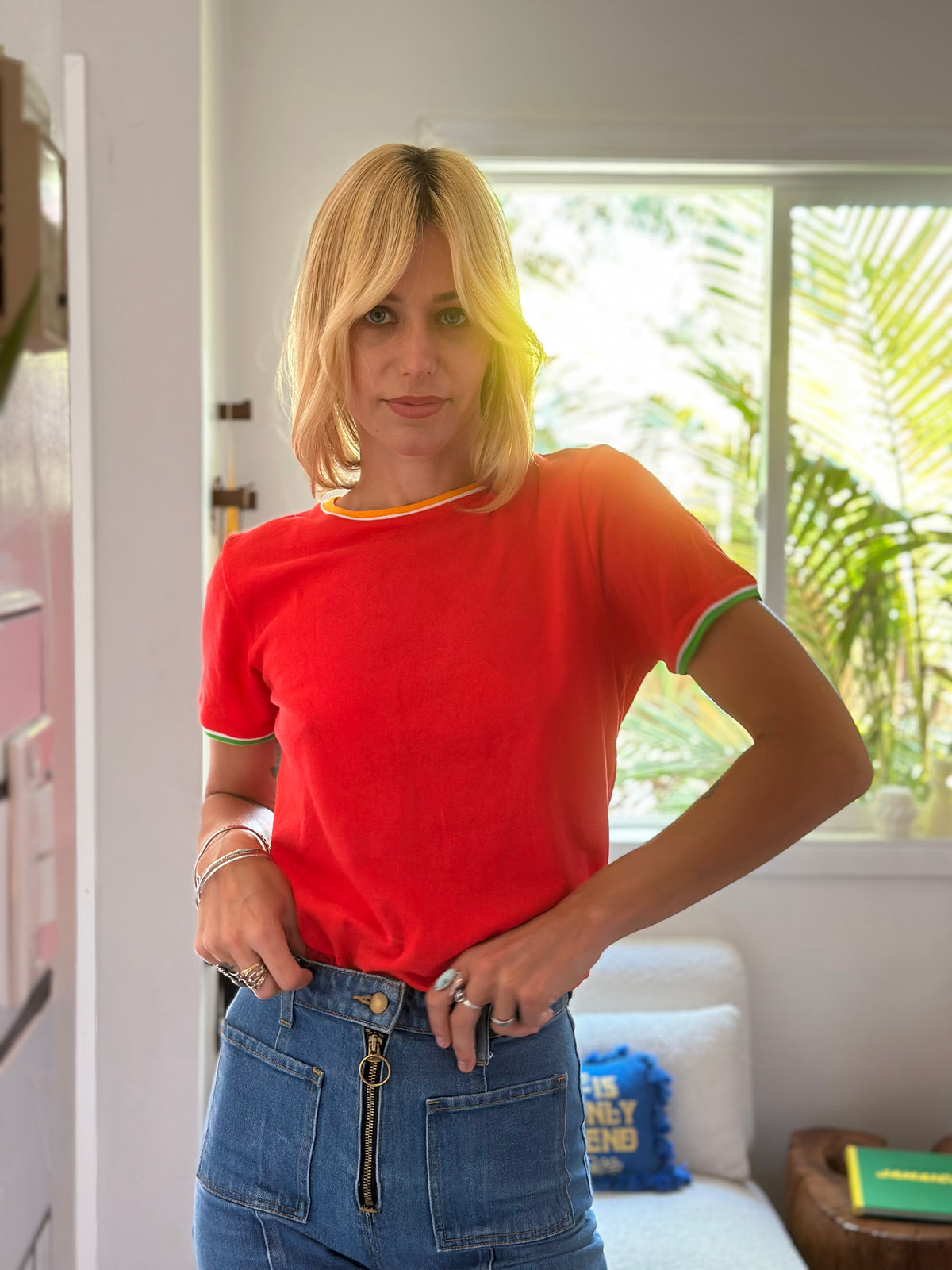 Venice tee in popsicle