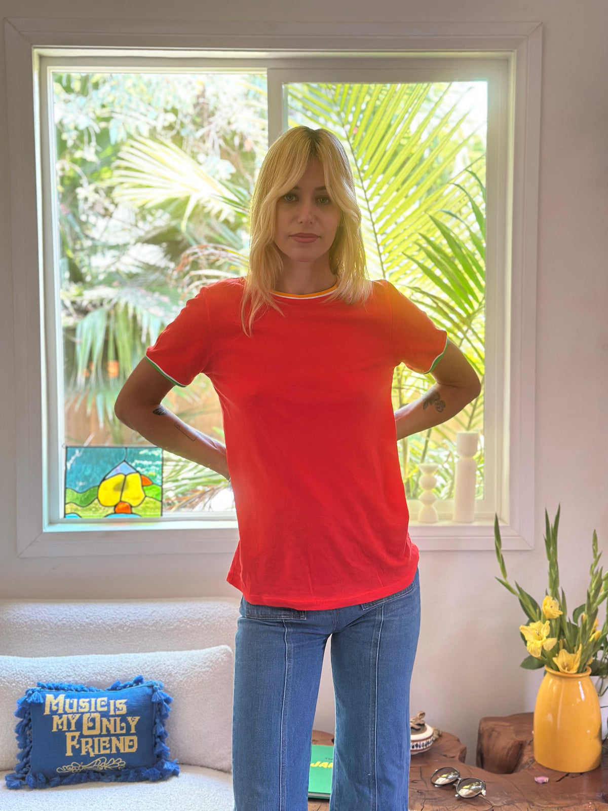 Venice tee in popsicle