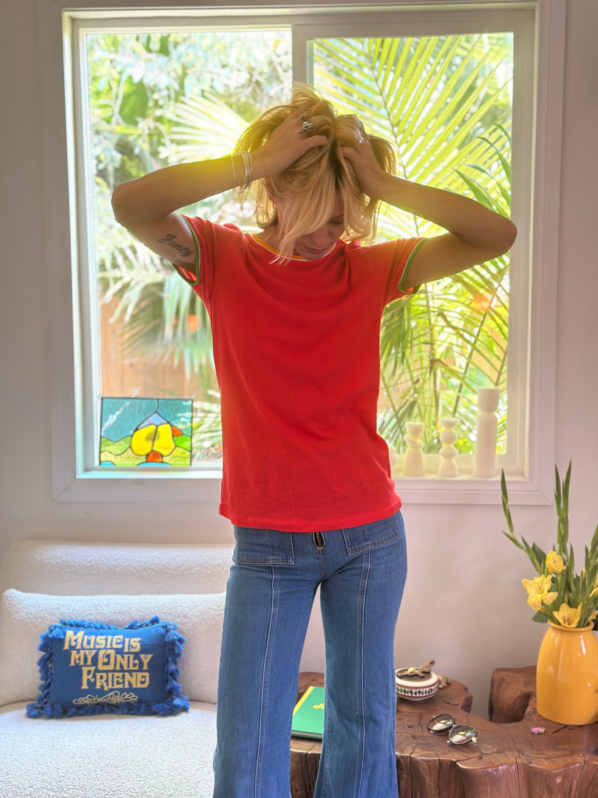 Venice tee in popsicle