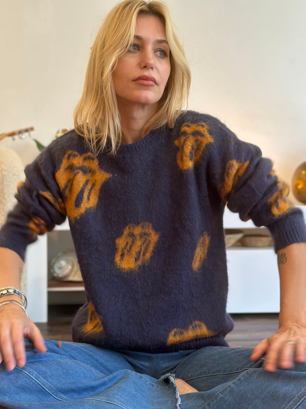 Mohair Stones Icon sweater