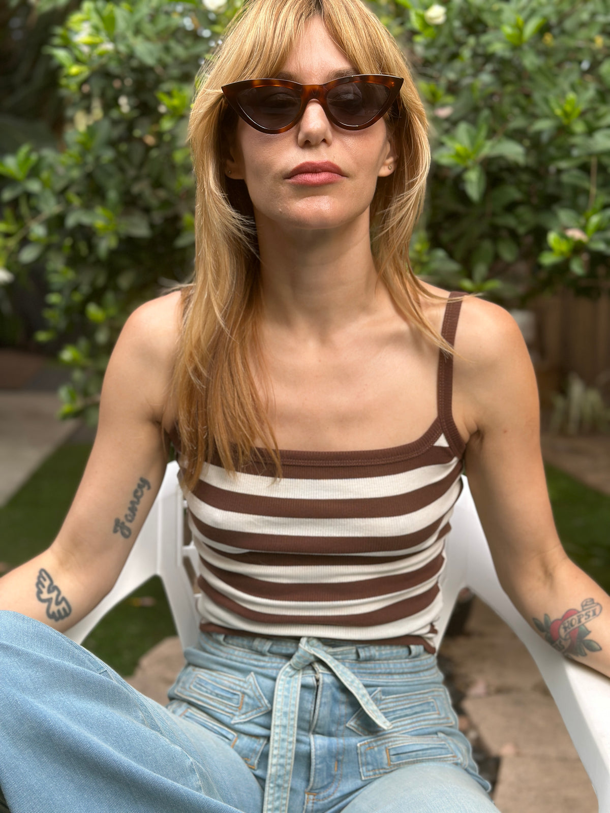 Gainsbourg tank in 70's brown | restocked