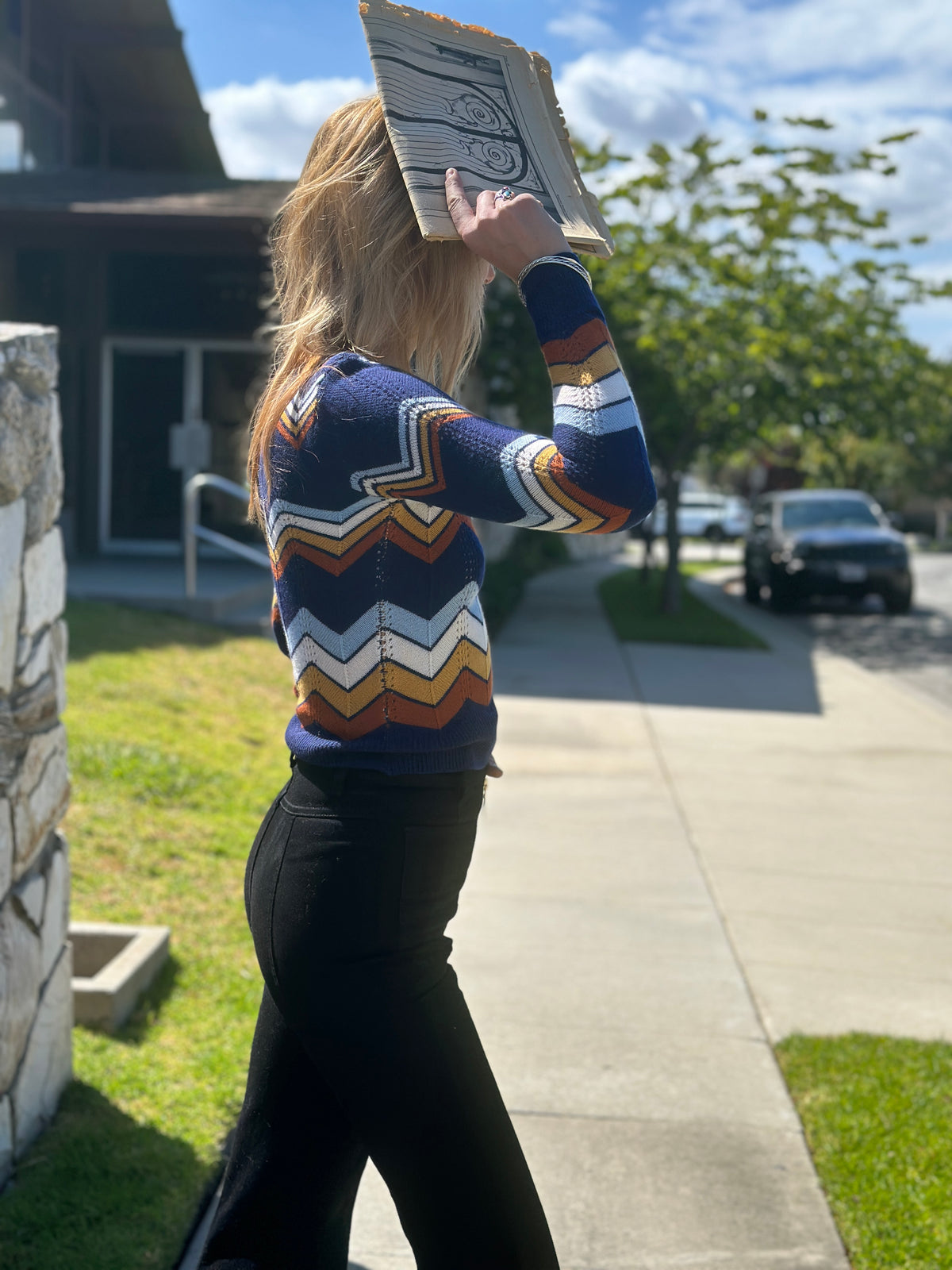 ziggy sweater in navy...RESTOCKED