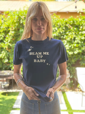 
                  
                    Beam Me Up Baby tee
                  
                