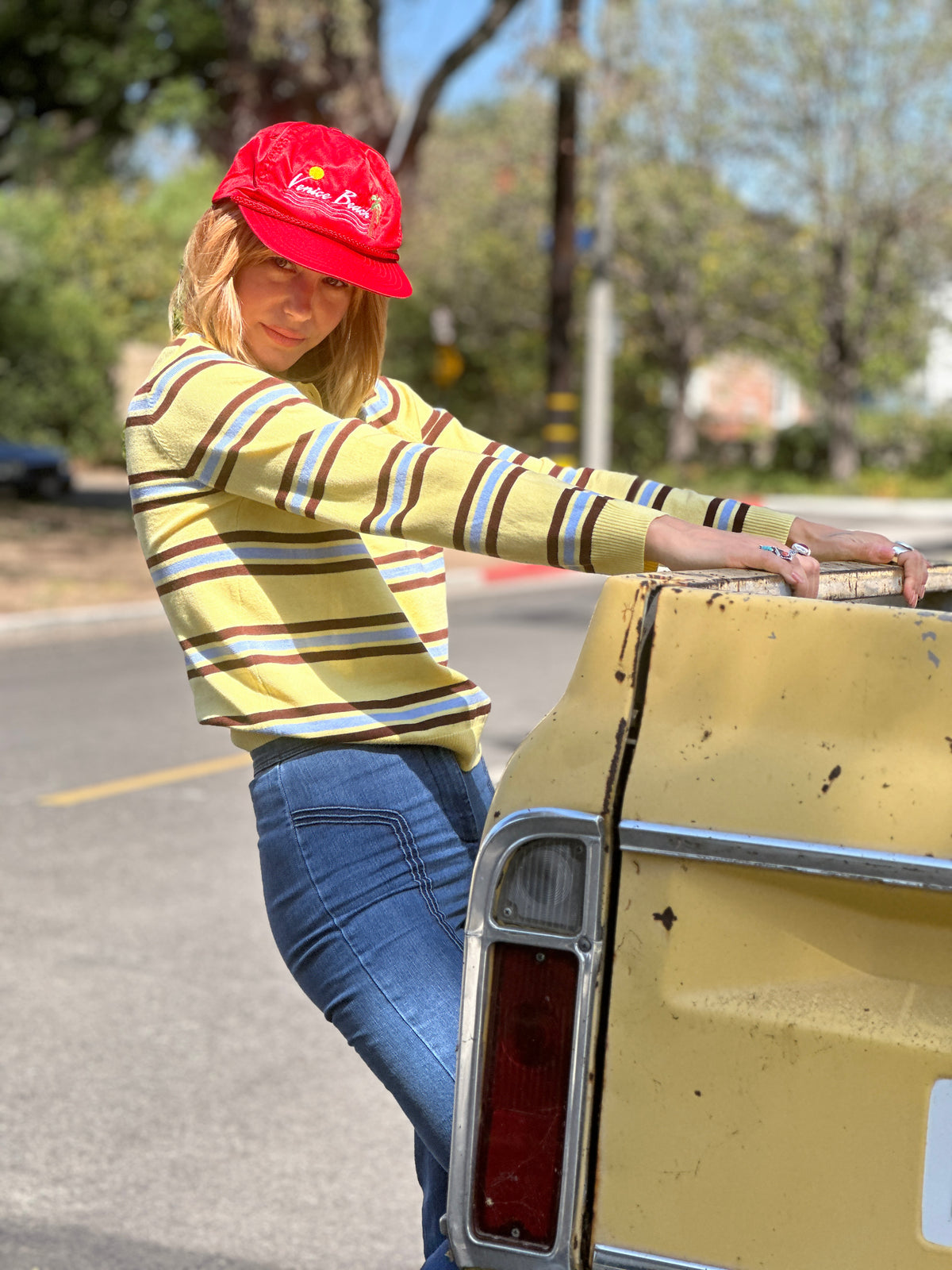 Venice sweater in yellow