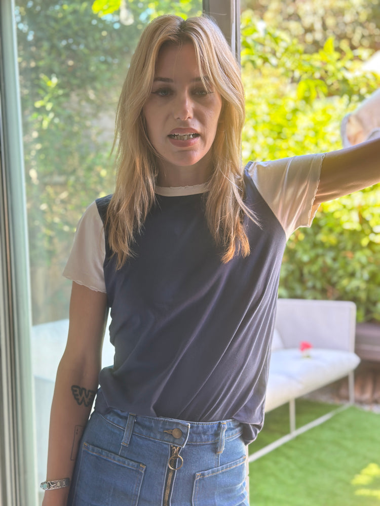 
                  
                    Stoned Raglan tee
                  
                