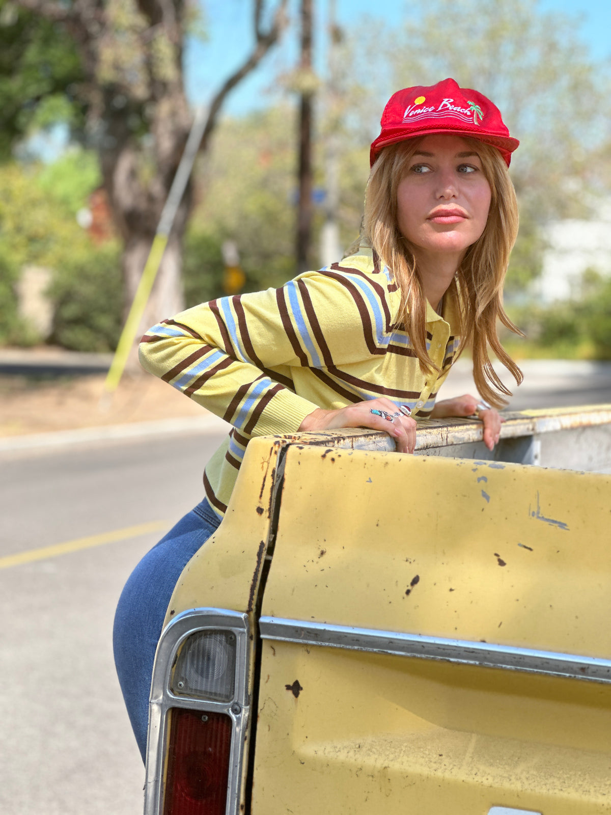 Venice sweater in yellow