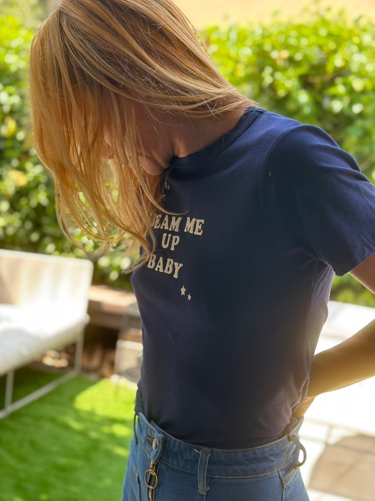 
                  
                    Beam Me Up Baby tee
                  
                