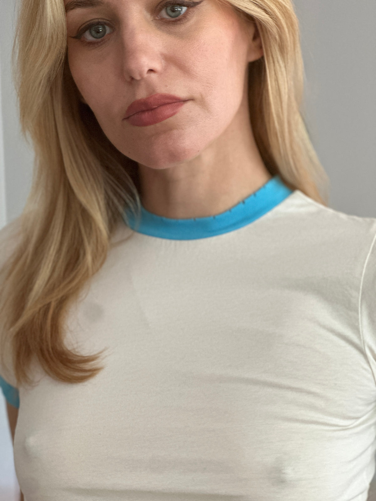Classic Ringer in turquoise