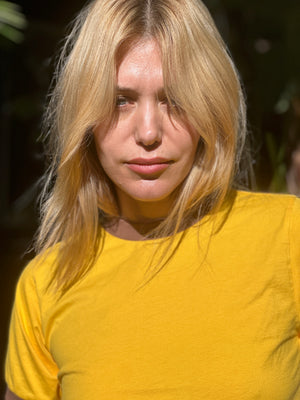 
                  
                    Classic Ringer in mustard
                  
                