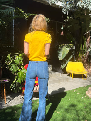 
                  
                    Classic Ringer in mustard
                  
                