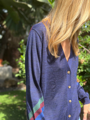 
                  
                    Stardust Cardigan in navy
                  
                