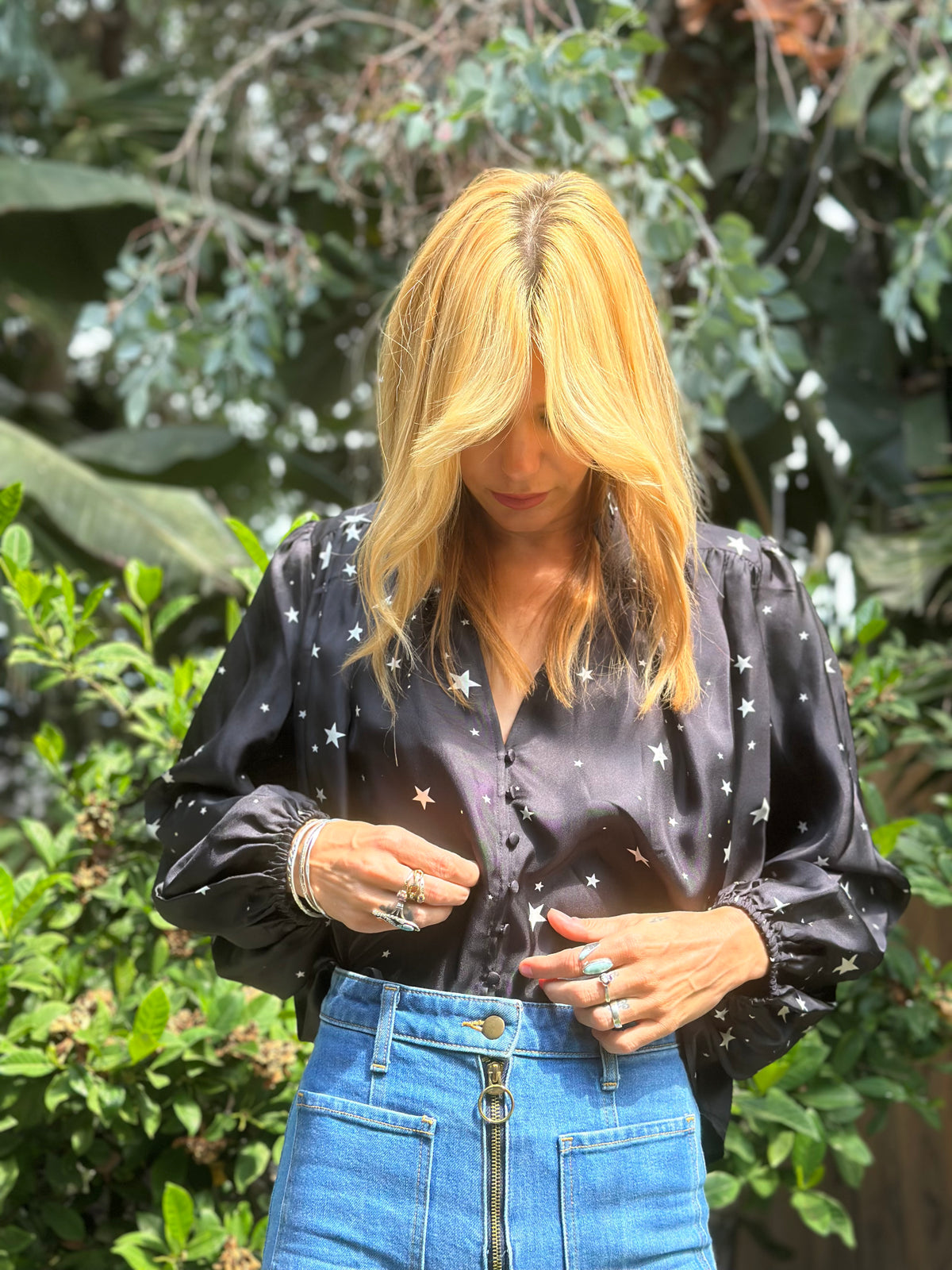 Brigitte top in silk