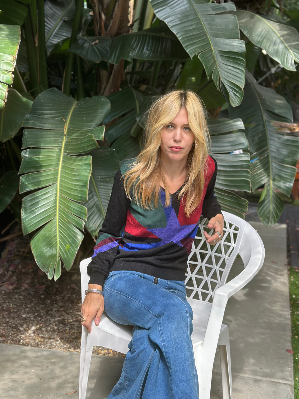 Stardust Vneck sweater 1